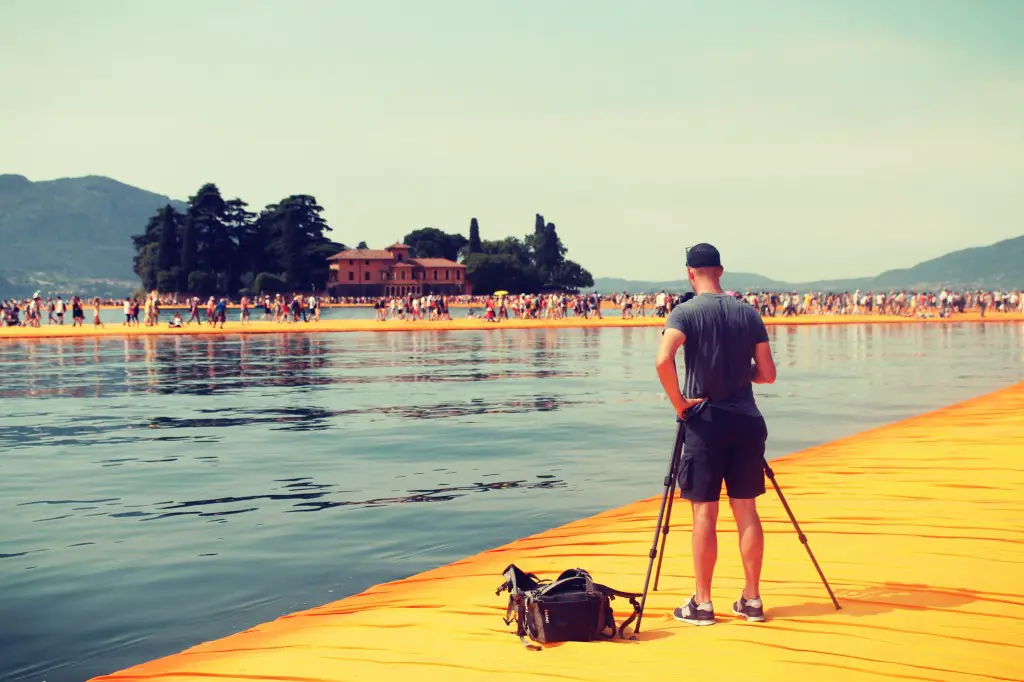 The Floating Piers am Lago d'Iseo