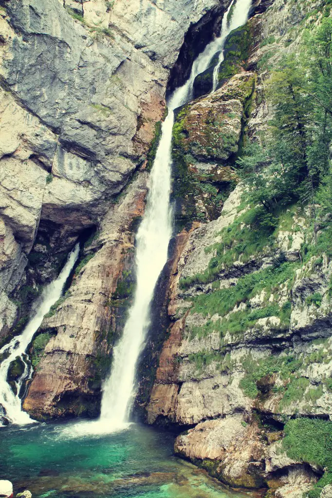 Savica-Wasserfall in Slowenien
