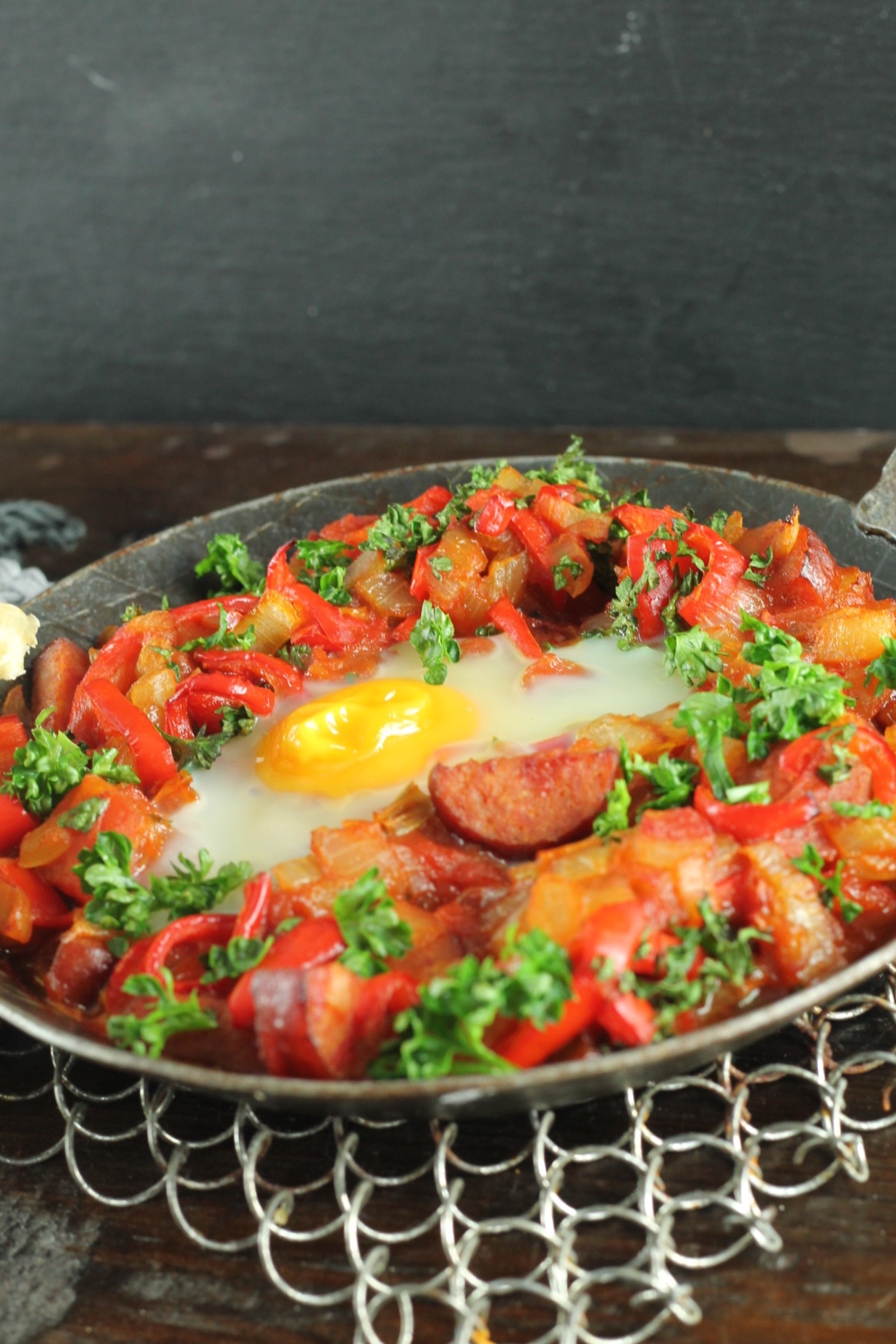 Menemen - türkisches Bauernfrühstück - Mein wunderbares Chaos