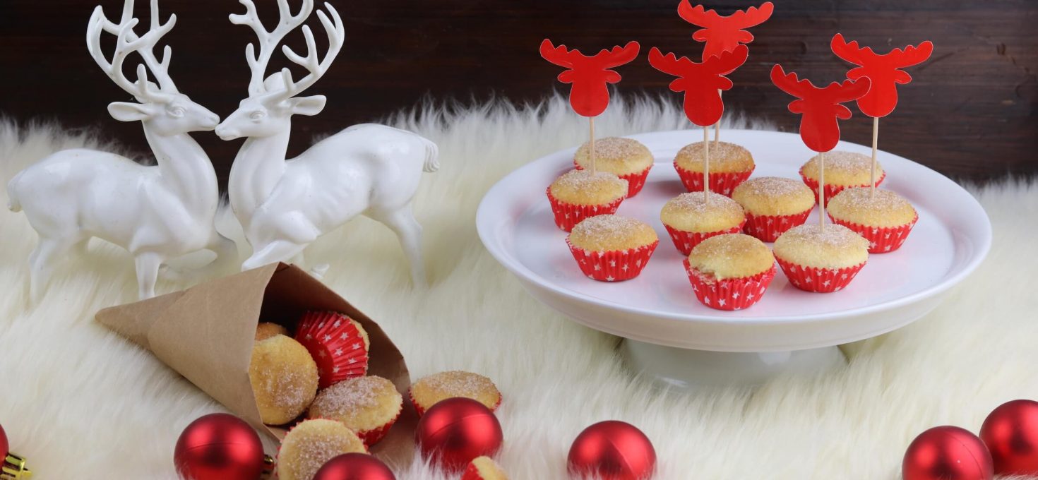 Geschenk aus der Küche: Mini-Muffins mit Zimt-Zucker