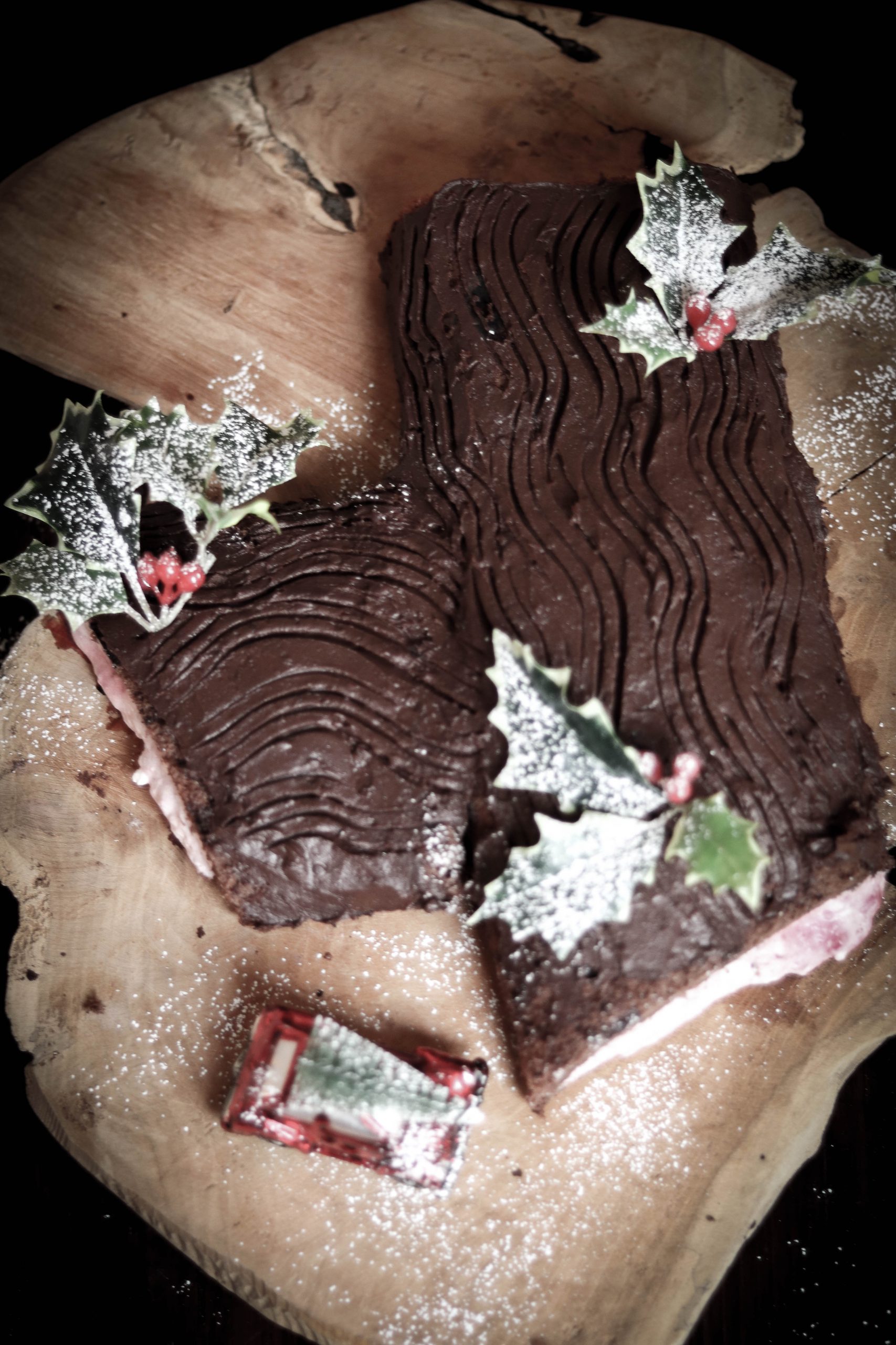 Bûche de Noel - Weihnachtskuchen aus Frankreich - Mein wunderbares Chaos