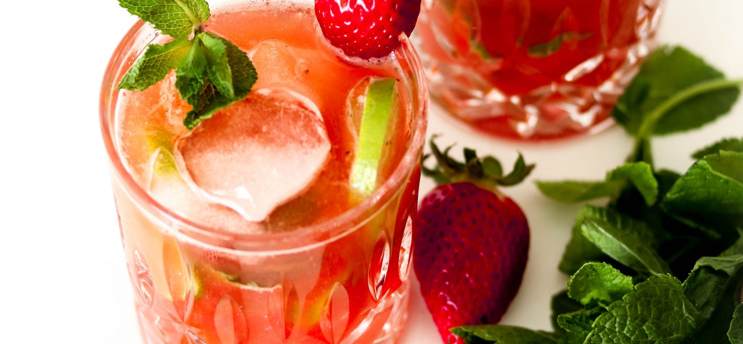 Erdbeer Wodka Lemonade
