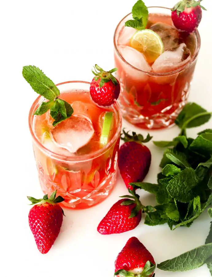 Erdbeer Wodka Lemonade